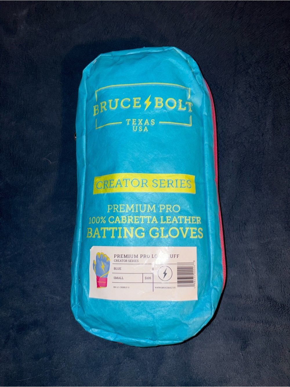 Premium Pro Batting Gloves Pouch - Blue
